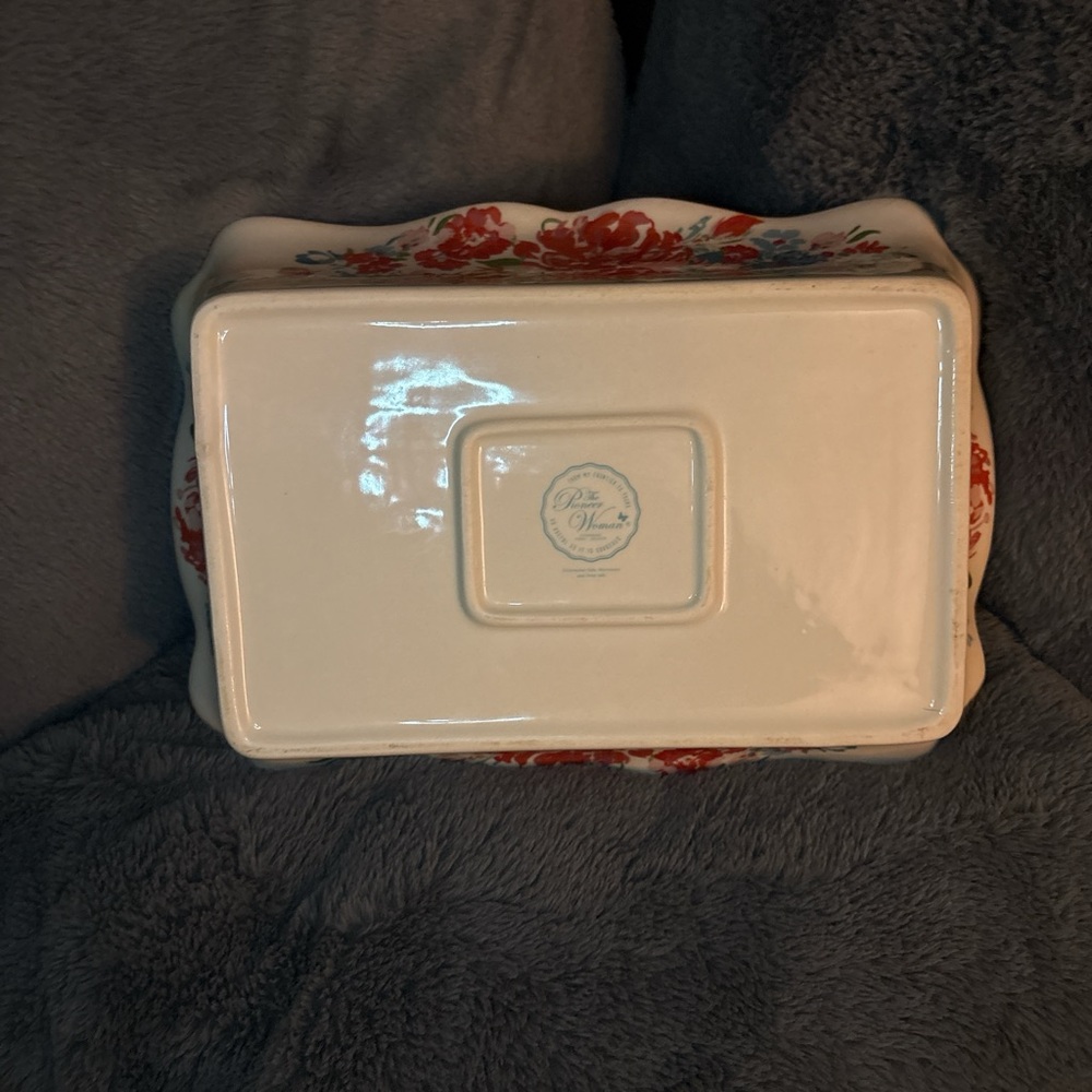 ❤️❌SOLD❌❤️Pioneer Woman Floral serving & baking dish 9x5 - Picture 5 of 6